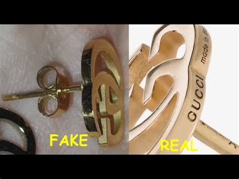 how to spot a fake gucci earrings|vintage gucci earrings.